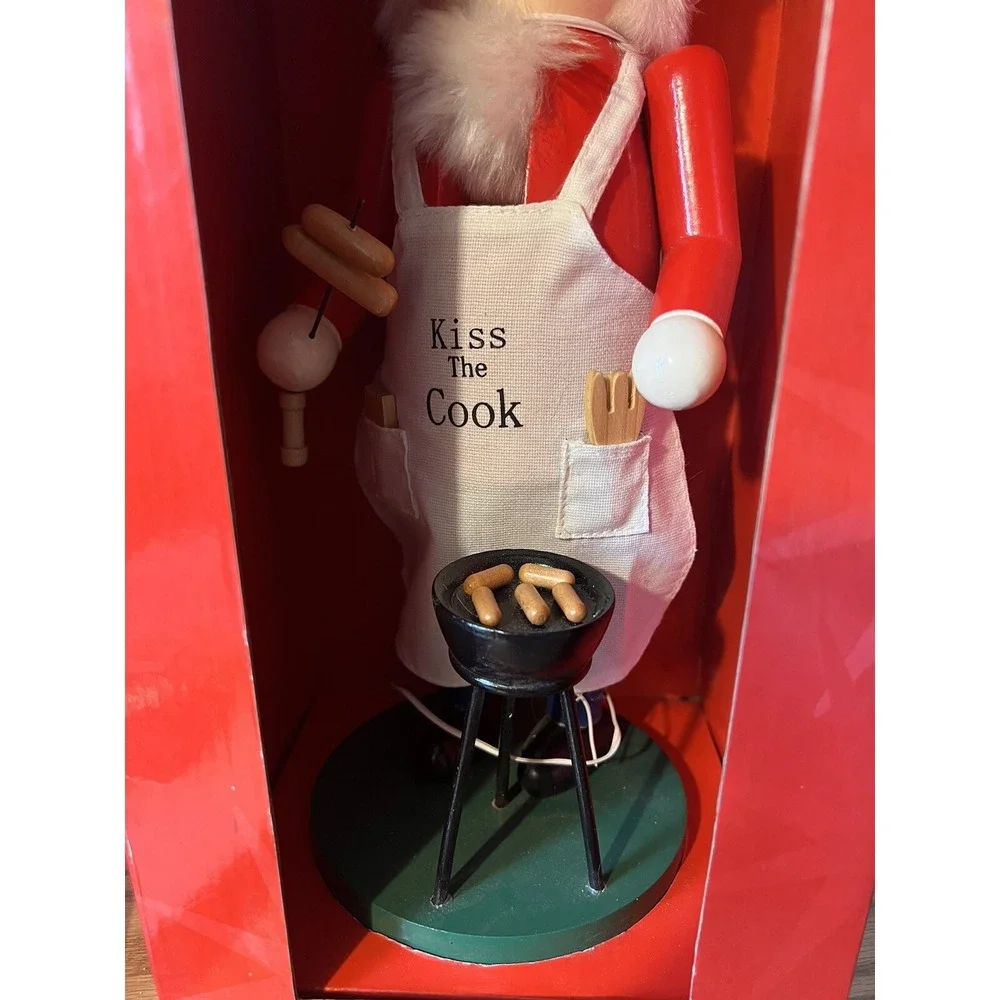 Vintage jcpenneys home collection nutcracker kiss the cook CHEF Culinary Holiday